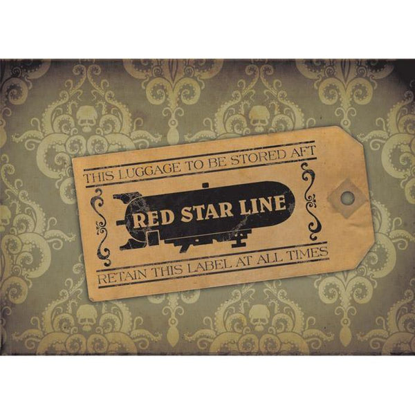 "Red Star Line" - Steampunk Postcard-Doctor Geof