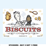 Holmes Biscuit Tin - Sticker Sheet