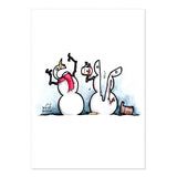 "The Snowman's Hot Beverage" - Xmas Card