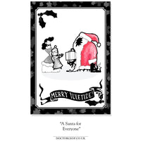 "A Santa for Everyone" - Horror Xmas Card-Doctor Geof