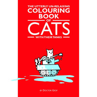 "Cats With Their Tanks" Colouring Book-Doctor Geof