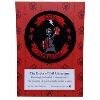 "Evil Librarian" Embroidered Patch-Doctor Geof